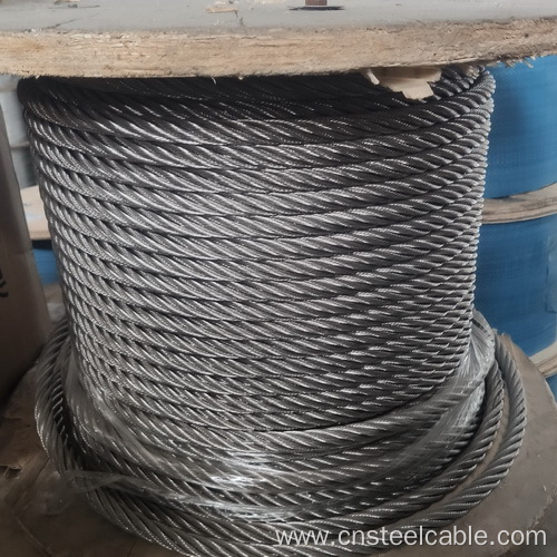 7x19 Dia.6mm Galvanized Steel Cable